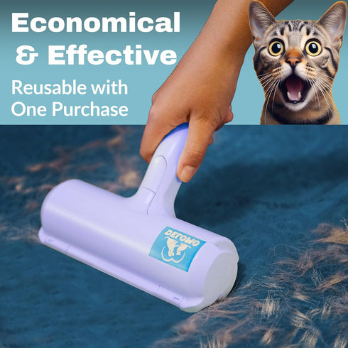 Pet Hair Remover Roller - Dog & Cat Fur Remover with Self-Cleaning Base - Efficient Animal Hair Removal Tool - Perfect for Furniture, Couch, Carpe...