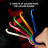 DLENP 25PCS Aligner Remover Tool, 5 Colors Clear Aligner Removal Tool for Invisalign Removable Retainers, Aligners,Braces Removal Kit...
