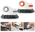 2PCS 2 in 1 Groove Cleaning Brush Window Track Cleaning Tool, Gap Cleaning Brush, Multi-Function Grout Cleaning Tool Grip Brush Bristle Gap Cleani...