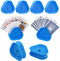 Yuanhe Playing Card Hand Holders - Triangle Shaped Hands-Free Poker Game Card Holder Trays, Set of 8...