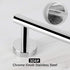 NearMoon Bathroom Towel Bar, Bath Accessories Thicken Stainless Steel Shower Towel Rack for Bathroom, Towel Holder Wall Mounted (1 Pack, Chrome Fi...