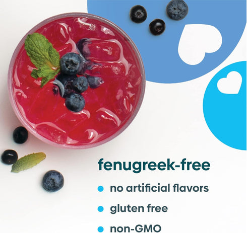UpSpring Milkflow Electrolyte Breastfeeding Supplement Drink Mix Fenugreek-Free, Moringa & Blueberry Acai Flavor, Lactation Supplement to Support ...