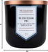 Chesapeake Bay Candle, The Collection, 2-Wick Soy Candle, Blue Cedar Fig, 12oz, Black with Copper Lid...