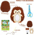 JOFOOK Kids Sewing Kit for Ages 6+, Fun and Educational Animal Craft Set for Boys and Girls, Felt Sewing Kits for Beginners, Kids’ Art Projects Pr...