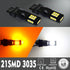Alla Lighting T25 3157 LED Switchback Bulbs Dual Color White/Amber Turn Signal Lights 3457NA 4157NA 3157A 3757NAK 4057 Extremely Super Bright 3035...