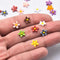 100PCS Mini Resin Daisy Flowers Dollhouse Mini Things Miniature Flowers for Crafts Tiny Things for Fairy Garden Dollhouse Micro Landscaping...