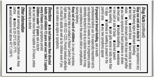 GoodSense Dual Action Acetaminophen and Ibuprofen (NSAID) Tablets, 250 mg/125 mg, Back Pain, 36 Count...