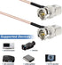 Superbat HD/3G SDI Cable BNC Cable 75 ohm 20inch for Cameras and Video Equipment?Supports HD-SDI/3G-SDI Splitter 4k SDI Video Jumper (Both Right A...