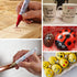 Permanent Paint Markers Pens - 3 Pack White Oil Based Paint Pens, Medium Tip, Quick Drying and Waterproof Marker Pen for Metal, Rock, Wood, Fabric...