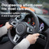 Amiss Car Nappa Leather Steering Wheel Cover, Car Interior Accessories, 2PCS Segmented Steering Wheel Protector, Universal 99% Car Wheel Cover Pro...