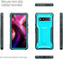 ExoGuard for Google Pixel 7 Case, Rubber Shockproof Full-Body Cover Case Come with a Tempered Glass Screen Protector and Kickstand (Blue)...