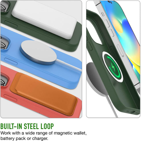 Trianium [6 in 1 Designed for iPhone 14 Pro Max Case Silicone (Clover), with 3 Pack Screen Protector + 2 Pack Camera Lens Protector, Bundle Protec...