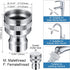 Dreyoo 2 Pcs Dishwasher Faucet Adapter, Dishwasher Snap Adapter Connection 15/16-27Male or 55/64-27Famale Chrome (No Filter)...