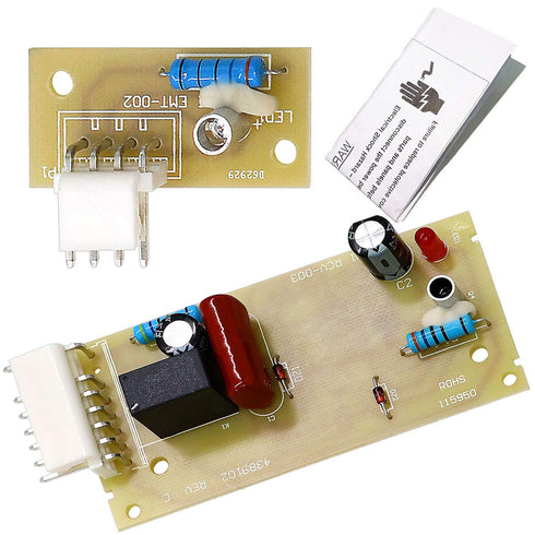 4389102 Refrigerator Ice Maker Emitter Sensor Control Board Kit by AMI PARTS Compatible with Whirlpool Kenmore Replaces 2198586 PS557945 ADC9102 2220398 W10757851 AP5956767