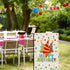 Happy Birthday Garden Flags 12" x 18" Gift Party Small Yard Signs Vertical Double Sided Readable Burlap Welcome Birthday Hat House Flags Poster Pa...
