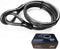 Anti-Theft Weatherproof Looped Security Cable Lock,Solid Stainless Steel with Loops for E-Bike, Bike, Scooter, Motorcycle, Ship, Door, Lawn Mower ...
