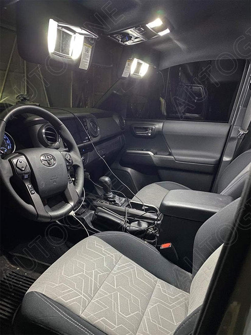 15 Piece White Interior LED Lights Kit for Toyota Sienna 2011 2012 2013 2014 2015 2016 2017 2018 2019 2020 2021 Super Bright 6000K Interior LED Li...