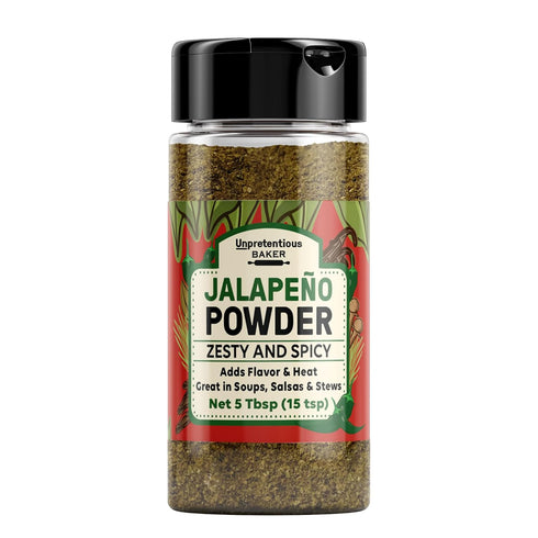 Unpretentious Jalapeno Powder (5 Tbsp), Hot & Spicy, Flavorful Seasoning, Great in Soups & Salsas...