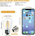 BRIMAX 6 Pack 2W LED Light Bulbs, Plastic LED Filament Bulb, 2700K Warm White, Equivalent to 11w/20w/25w, E26 Medium Base, S14 Edison Light Bulbs ...