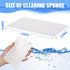 100 Pack Eraser Sheets Disposable Thin Cleaning Sponges Sheets Magic Melamine Foam Sponge Pads Home Eraser Wipes for Kitchen Shoe Furniture Bathro...