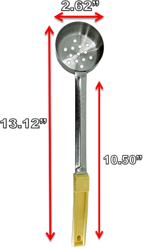 Stainless Steel Portion Control Serving Spoons | Combo Packs (1oz, 2oz, 3oz Perforated)...