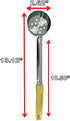 Stainless Steel Portion Control Serving Spoons | Combo Packs (1oz, 2oz, 3oz Perforated)...