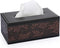 Sumnacon Tissue Box Cover Rectangule Leather Tissue Box with Magnetic Bottom,Stylish PU Tissue Box Holder for Bathroom Toilet Bedroom Living Room ...