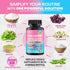 Zoyava Collagen Pills Peptides Types I, II, III, V & X MCG Biotin Keratin Hyaluronic Acid MSM Vitamin A Vitamin C Vitamin E Folic Acid Zinc Magnes...