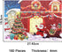 180 Pieces Christmas Puzzles for Kids Ages 4-10 Wooden Jigsaw Puzzles Unique Shape Irregular Small Animals and Plants A4 Size 10.83 * 7.68 inch?27...
