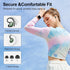Bluetooth Wireless Headphones Earbuds 60hrs Playback Ear Buds IPX6 Waterproof Stereo Bass Over-Ear Earphones with Earhooks Microphone LED Battery ...