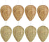 DECYOOL 8 Pack Paper Wasp Nest Decoy Hanging Wasp Nest Stay Away from Wasps Hornets Yellow Jackets(Dark Brown, Light Brown)...