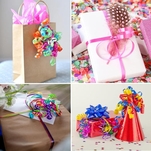 Curling Ribbons, 48 Colors 5mm 11 Yards Gift Wrapping Ribbons for Art Crafts Bows Wedding Party Florist...