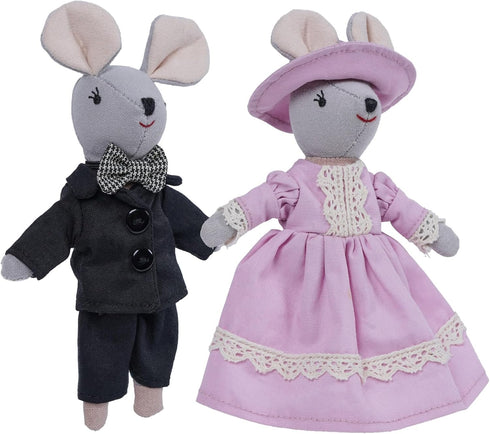 LEVLOVS Mouse in a Matchbox Toy Baby Registry Gift Plush Toy Circus Mouse...
