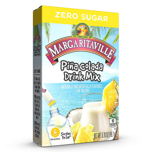 Margaritaville Singles To Go Drink Mix, Non-Alcoholic Powder Sticks (Pina Colada)...