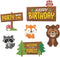 Fun Express - Woodland Party Cutouts for Birthday - Party Decor - Wall Decor - Cutouts - Birthday - 6 Pieces...