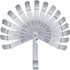 Stainless Steel Feeler Gauge Dual Marked Metric and Imperial Measuring Tool (0.005/0.127-0.02/0.508 mm, 16 Blades)...