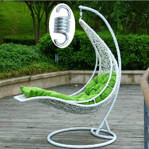 2pcs 4inches Hammock Chair Spring Heavy Duty Spring for Porch Swings Hanging Chairs and Hanging Swing ?600lbs/pcs Weight Capacity...