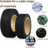 PLANTIONAL 2 Rolls Iron on Hem Tape, Fabric Fusing Hemming Tape - 1 Inch x 22 Yards Light and Medium Weight Black Adhesive Web, No Sewing Required...