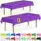 DecorRack 2 Rectangular Tablecloths BPA-Free Plastic, 54 x 108 inch, Dining Table Cloth, Rectangle Table Cover for Parties, Picnic, Camping and Ou...