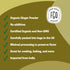 FGO Organic Ginger Powder, Imported from India, 8oz, Packaging May Vary (Pack of 1)...