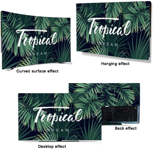 TV Dust Cover for 32"-70" Inches Indoor TV, Landscape Printed Dust-Proof Protector for LCD, LED, Plasma Flat Screen. High Definition Thickened Art...