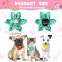 Reginary 20 Pcs Dog Collar Flowers 3.35 Inch Pet Flower Bow Ties Multi Color Dog Flower Dog Collar Bows for Puppy Dog Cat Pet Collar Grooming Acce...