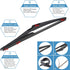 Rear Windshield Wiper Blade Arm Set Replacement For Nissan Rogue 2014-2018/2013-2018 Nissan Pathfinder, Rear Wiper Blade Arm-Factory OEM Style OE#...