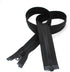 30" Ski & Sport Vislon Zipper ~ YKK #5 Molded Plastic ~ Separating - Black (1 Zipper/Pack) Made in USA...