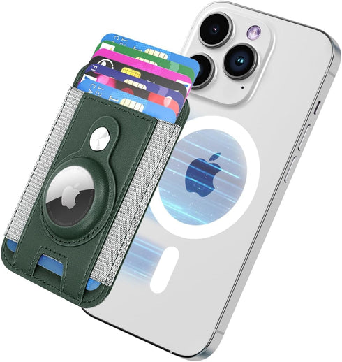 Magnetic Phone Wallet for Apple MagSafe, Card Wallet Holder for iPhone 15 Pro Max/15 Plus/15 Pro/15, 14 Pro Max/14 Plus/14 Pro/14, 13 Pro Max/13 P...