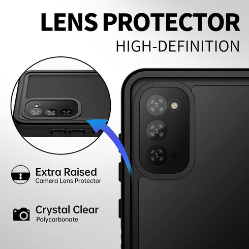BEASTEK Galaxy S20 Plus Waterproof Case, Shockproof Dustproof IP68 Underwater Case, FSN Series with Built-in Screen Protector Anti-scratch 360 Cov...