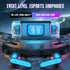 Bluetooth Headphones, Wireless Earbuds, 2024 New Version, 120H Playtime, IPX7 Waterproof Earphones, Digital Power Display, Headsets with Charging ...