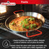 MAGEFESA® Carbon - paella pan 9 in - 23 cm and 1 Servings, made in Carbon Steel, with dimples for greater resistance and lightness, ideal for cook...