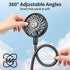 Portable Neck Fan, Battery powered Rechargeable Fan,Hand Free Personal Fan, Adjustable, Wearable Fan for Travel Sport Work Women Kids (Black)...