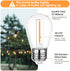 Mlambert LED String Light Bulbs, Shatterproof Outdoor S14 Replacement Light Bulb 2200K, Waterproof 1W LED Edison Bulbs Equal to 11W,Not Solar,15Pa...